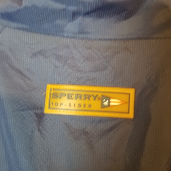 Sperry Top-Sider Nylon Mesh Lined Windbreaker Zip Front Running Jacket - Picture 9 of 13